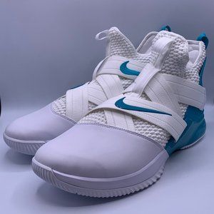 Nike LeBron Soldier XII 12 White Turquoise Size 16